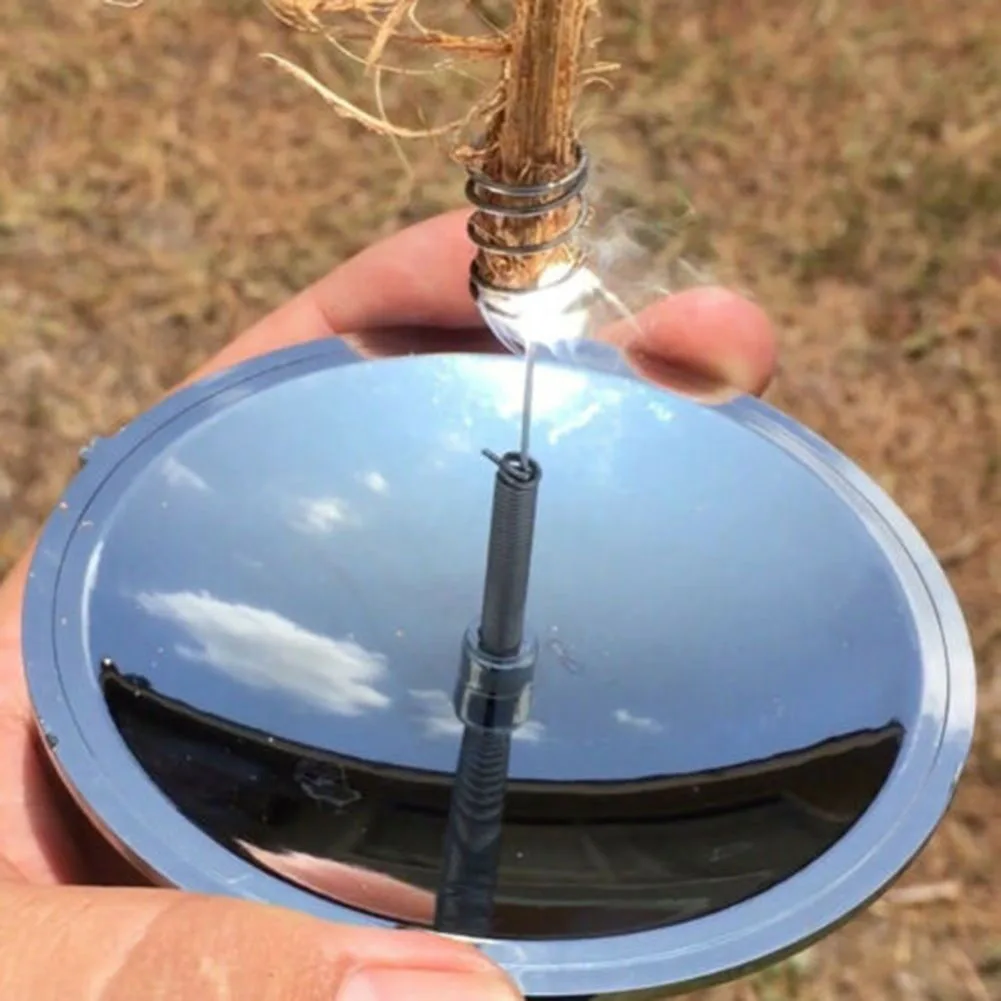 

Outdoor Camping Waterproof Windproof Solar Lighter Fire Starter Emergency Tools Outdoor Camping Cooking Accessories Equipments