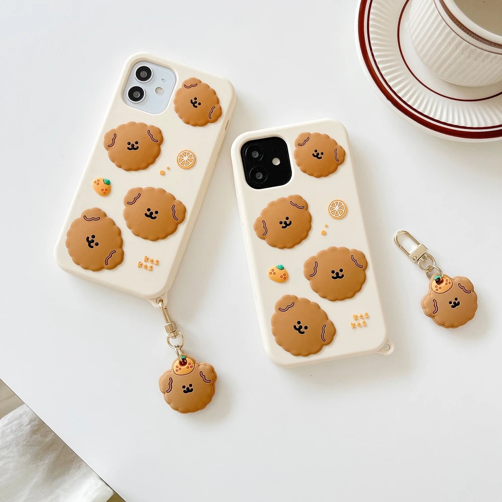 Мультяшный чехол с подвеской для iphone 11 12Pro 13Pro 13Promax 13 11promax 12 XR XSMax XS 12Promax 7 8 8Plus