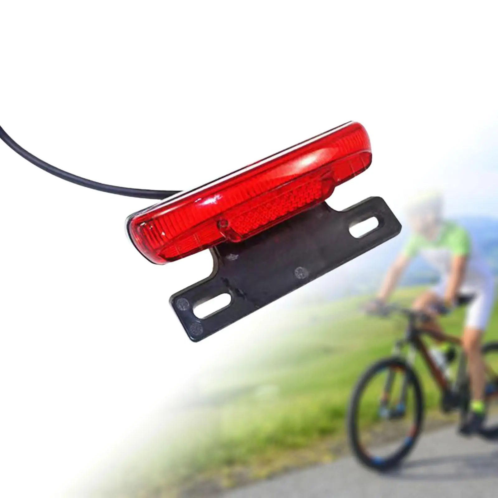 

Bike Rear Tail Light Turn Signal Assemblies 36-48V Parts Left and Right Steering Effect Brake Stop Light