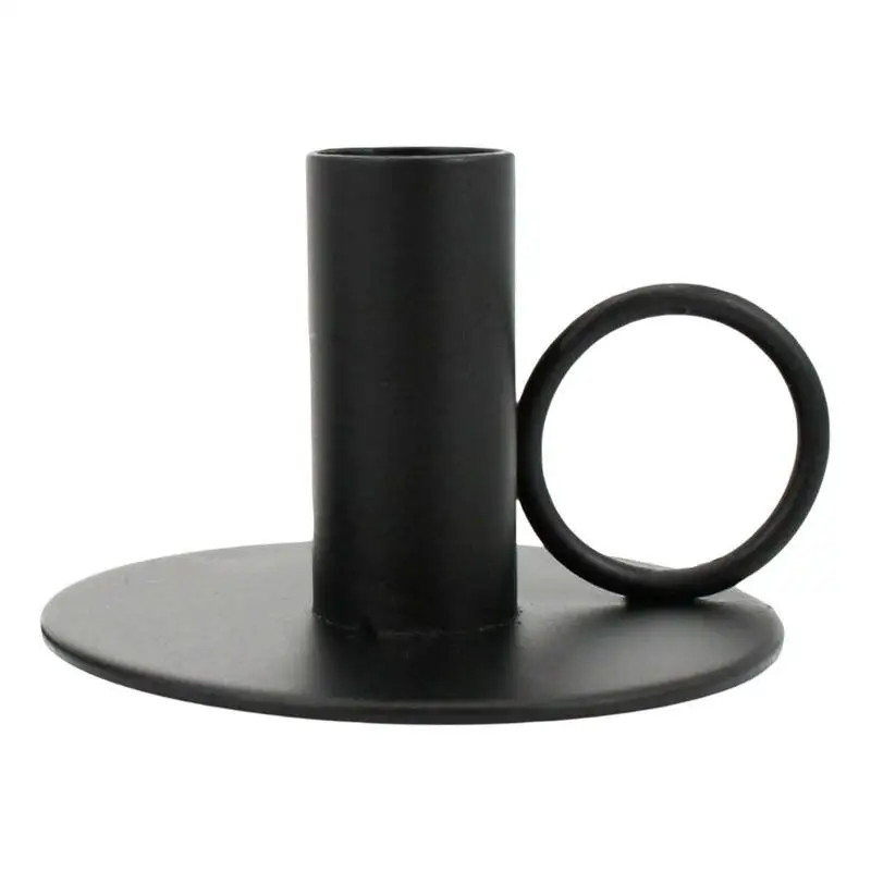 Vintage Home Decor Iron Chamberstick Candle Holder Holiday Supply Candle Holder With Handle For