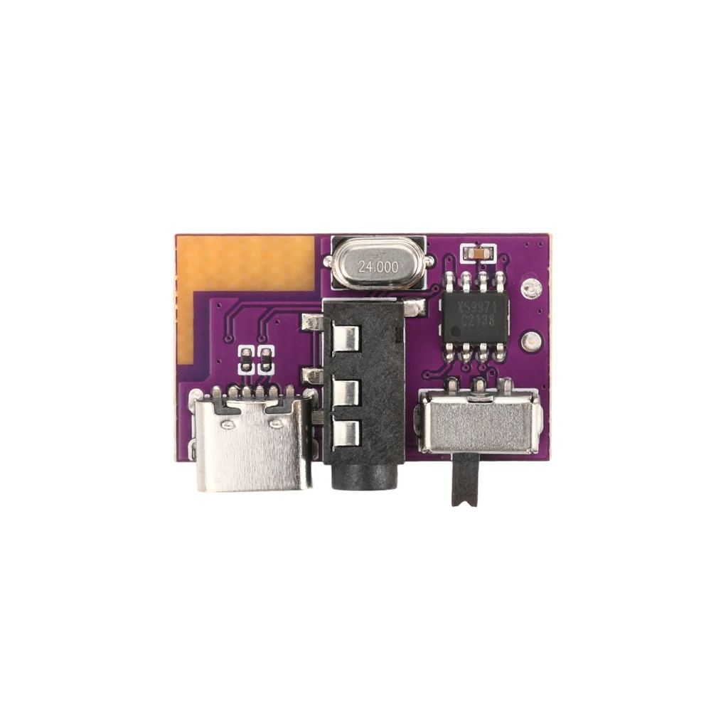 Фото DC3.5V-5V 5W Моно аудиоусилитель Плата декодирования Bluetooth поддерживает пару TWS TYPE-C №2
