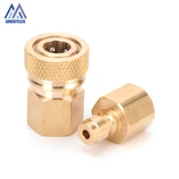 pcp paintball 18npt quick disconnect coupler fittings 18bspp 8mm copper m10x1 female plug connector air refill socket 2pcsset