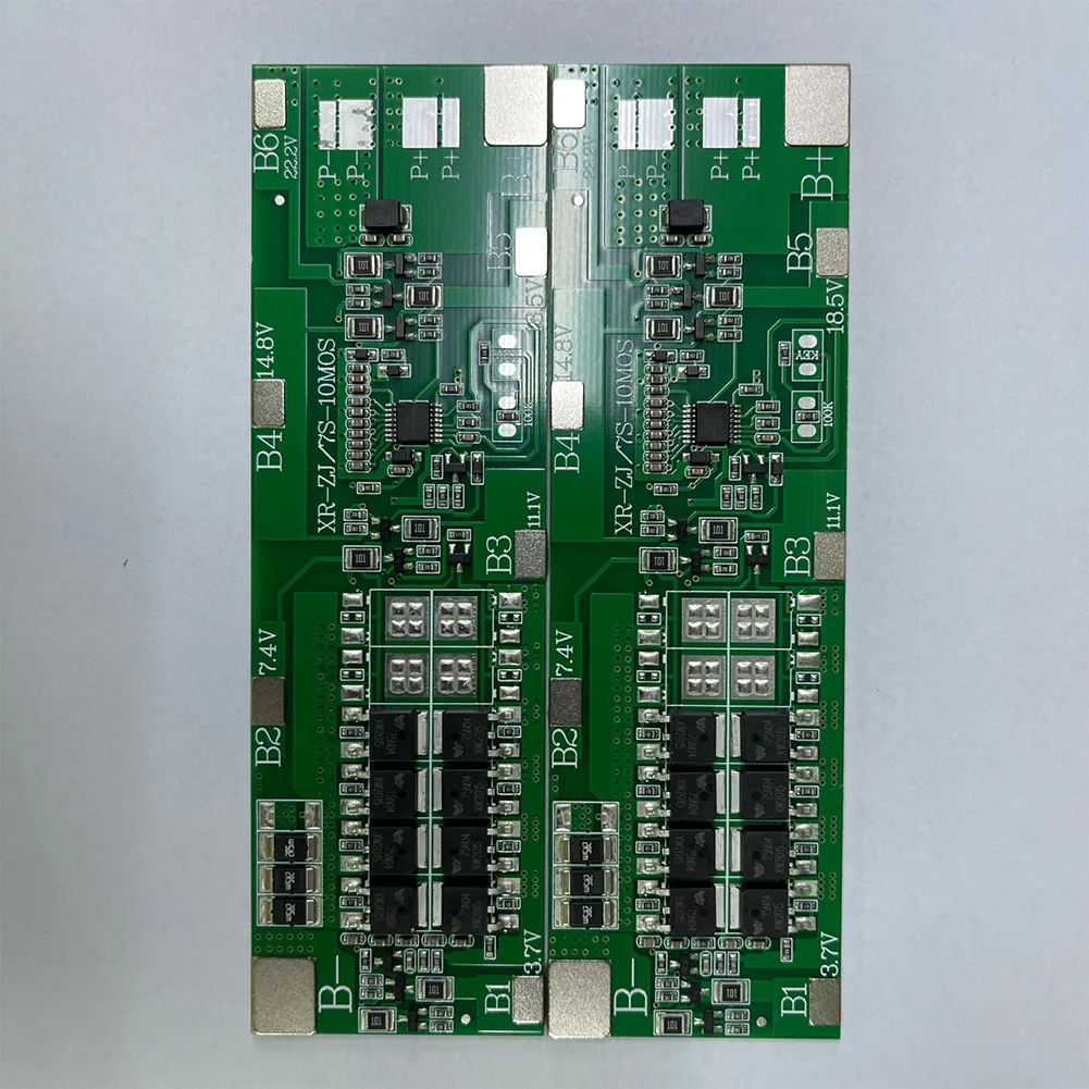 

BMS 7S 24V Li-Ion 18650 Battery Packs Charge Board with Balance Equalizer Function Common Port for Power Bank(20A)