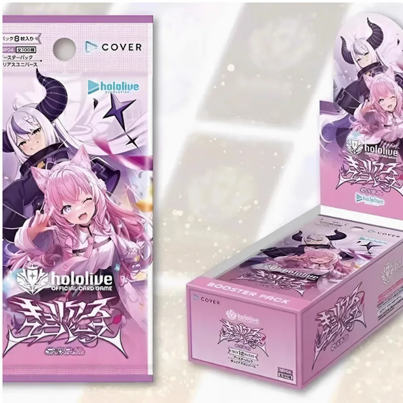Фото Коллекционная карточная игра Hololive TCG Hbp01 Bp04 Blooming Radiance, японская версия, запечатанная оригинальная бустер-бокс упаковка, игрушка №3