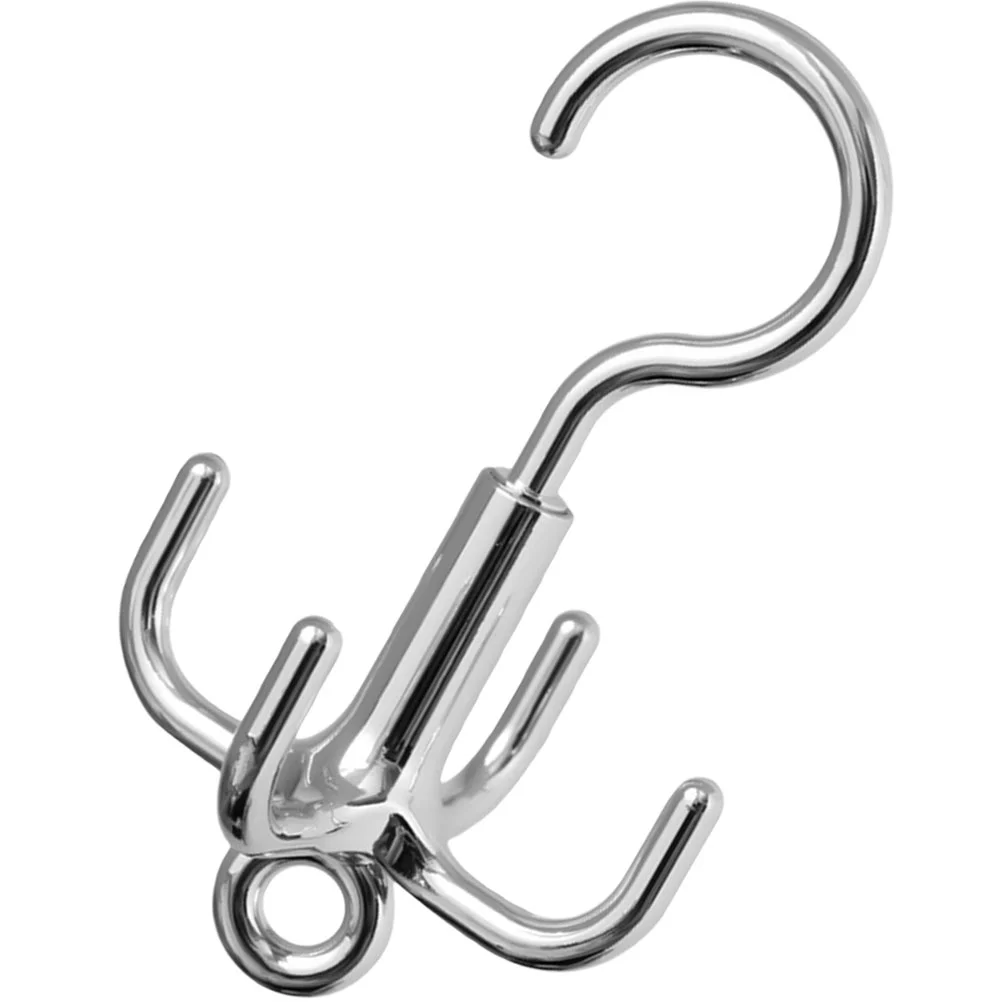

Closet Belt Hanger Rotation 4-claw Scarf Tie Bag Hanging Hook Purse Hanger Organizer