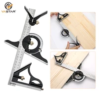 3 in 1 square angle ruler set engineers adjustable multi combination right angle ruler protractor measuring tools set