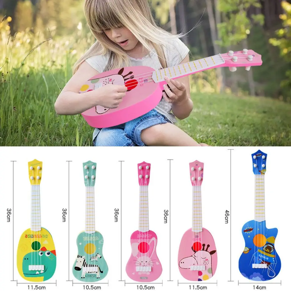 

1pc Kids Funny Ukulele Musical Instruments Kids Guitar Montessori Toys for Children School Play Games Education Boys Girls