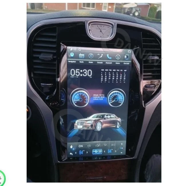 Автомагнитола на Android с вертикальным экраном 13 3 дюйма GPS-навигацией для Chrysler 300C