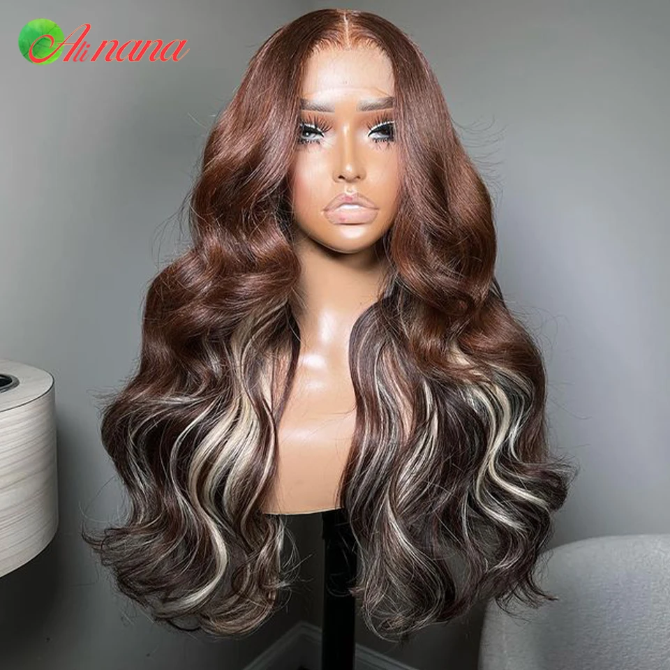 Ed Body Wave 13x6 Lace Frontal Wig Pre-plucked Transparent L