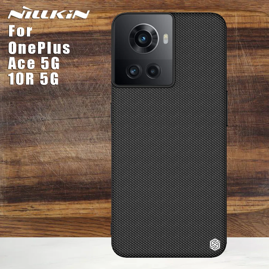 

Чехол Nillkin для OnePlus 10R, задняя крышка телефона, текстурированный защитный чехол из нейлонового волокна и ТПУ для OnePlus Ace 10R