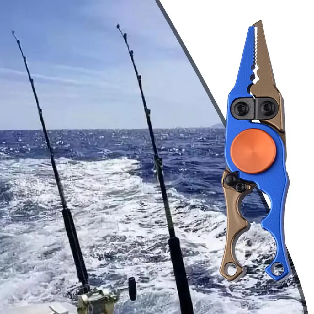 

Fishing Tool Scissors Sturdy Aluminum Alloy Line Cutter Control Fish Pliers Multifunctional Fish Pliers Fishing Supplies