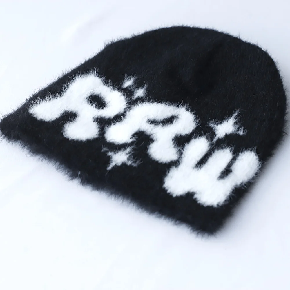 Шапка-бини унисекс Y2K шерстяная шапка в стиле K-POP