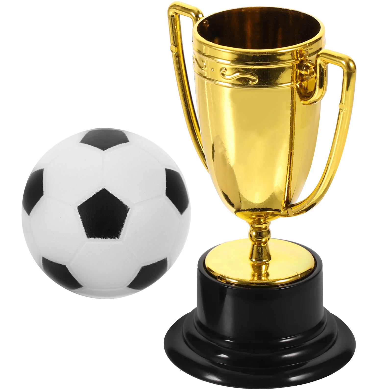 

Celebration Trophy Decor Competition Toys Football Appreciation Gift Cup Pu Winner Award