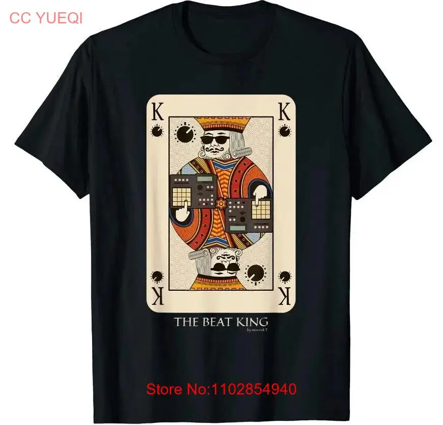 Мужская футболка Beatmaker King для музыкального продюсера и Dj размер S-5XL