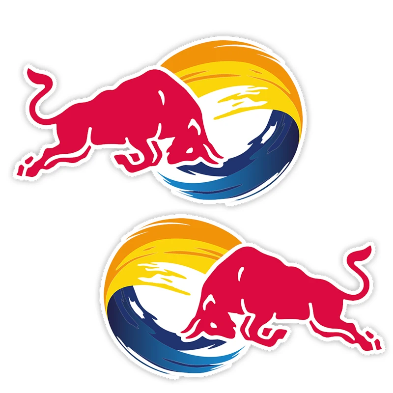 

CG Car Sticker Personalized Angry Bulls Spanish Bull Sticker on The Car Vinyl Decal Waterproof Car Decoration