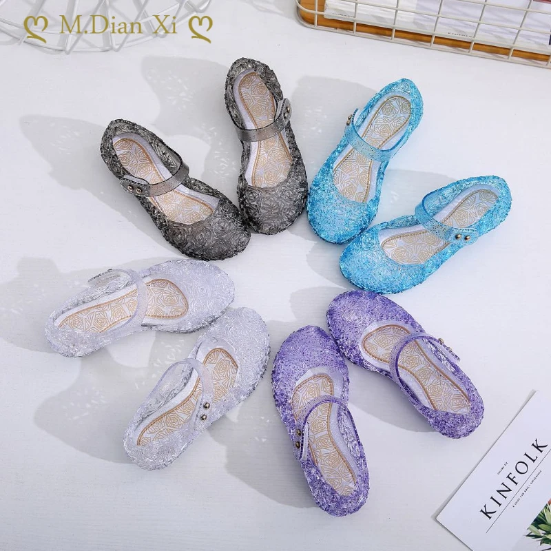 Новинка 2023 Amazon обувь для принцесс девочек Холодное сердце детские сандалии