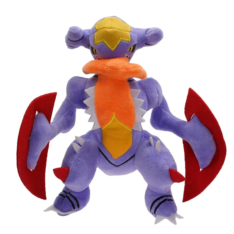

20CM TAKARA TOMY Pokémon Garchomp Plush Toy Pokemon Elf Purple Doll For Children Halloween Gift