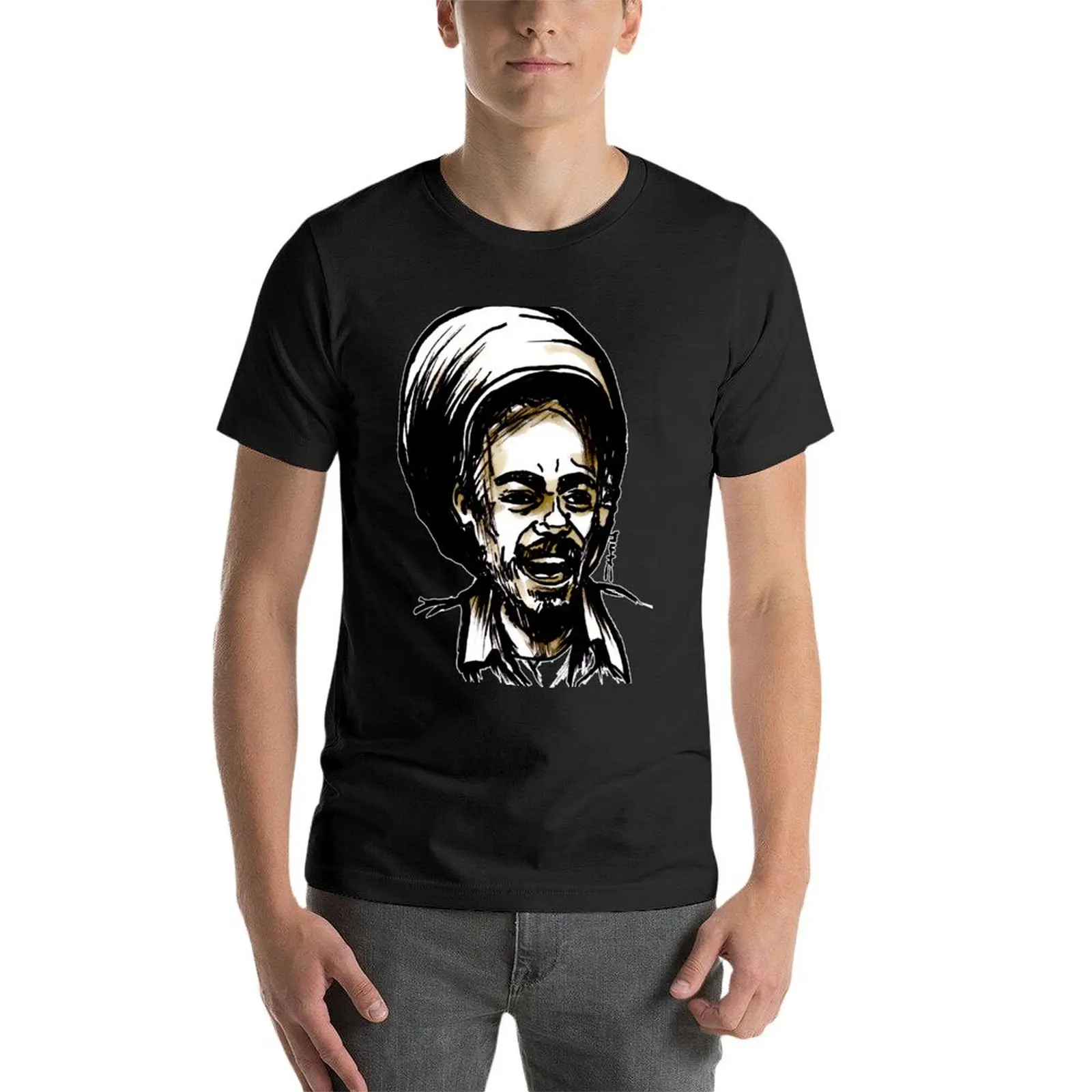 Черные мужские футболки Thrilla Zilla футболка раста