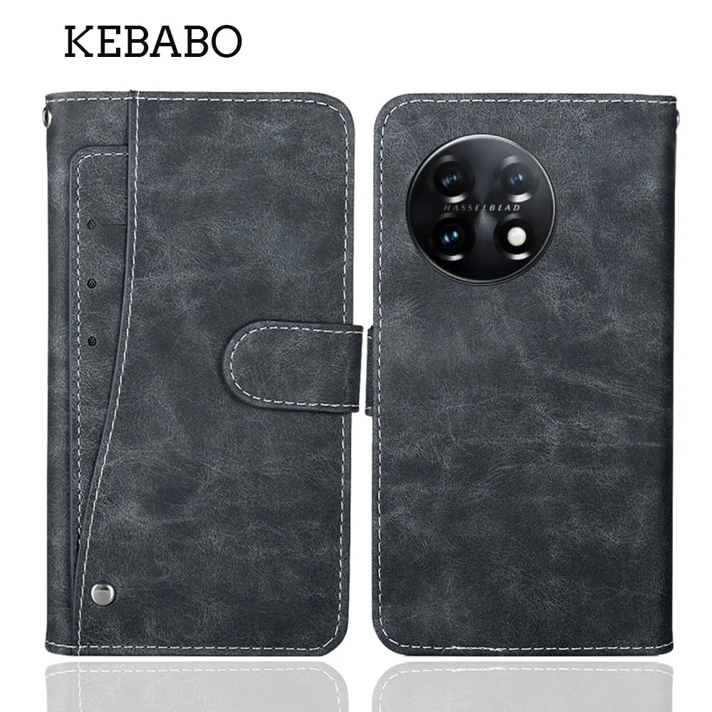 Кожаный кошелек OnePlus 11 чехол 6 7 &quot модный роскошный защитный чехол-книжка для