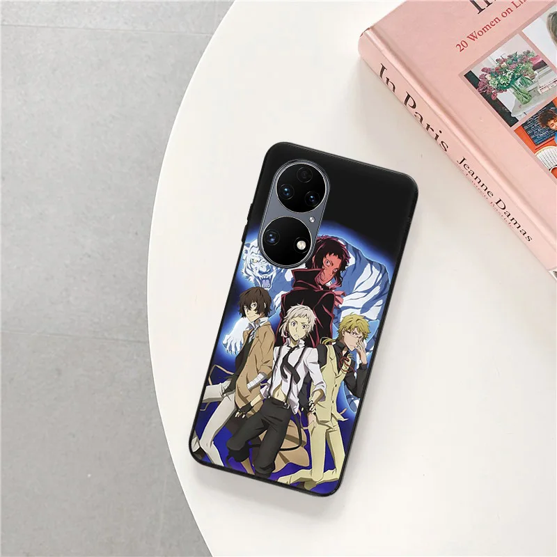 Матовый мягкий чехол для телефона Honor X7 b X8 X9 X6 a 90 70 8X Magic5 Bungou Stray Dogs Huawei P40 Lite P30 P20 P