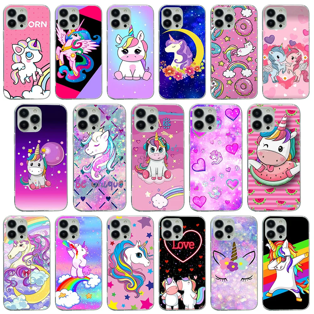 RK-64 Единорог пляжное полотенце Силиконовое для LG Q52 K52 K11 K10 K22 K40 K40S K41S K50S K51S K61 K12 Max