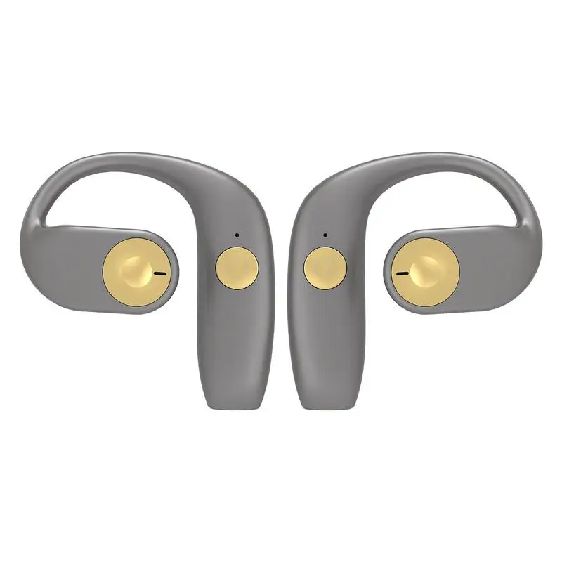 

Open Ear Headphones Wireless Bone Conduction Sport Headphones Open Ear Design 200H Standby Time Sweatproof 5.2 With Dual Drivers