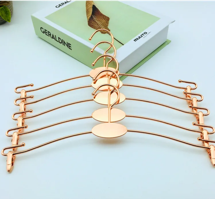 

Non-Slip Underwear Rack Metal Hanger Rose Gold Clothing Store Bra Clips Fashion Exquisite Bardian Creative New Style In DH3251