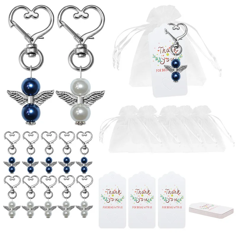 

20 шт., подвеска для детской комнаты, подарок для гостей на свадьбу, украшение для рождественского стола с марлевой сумкой