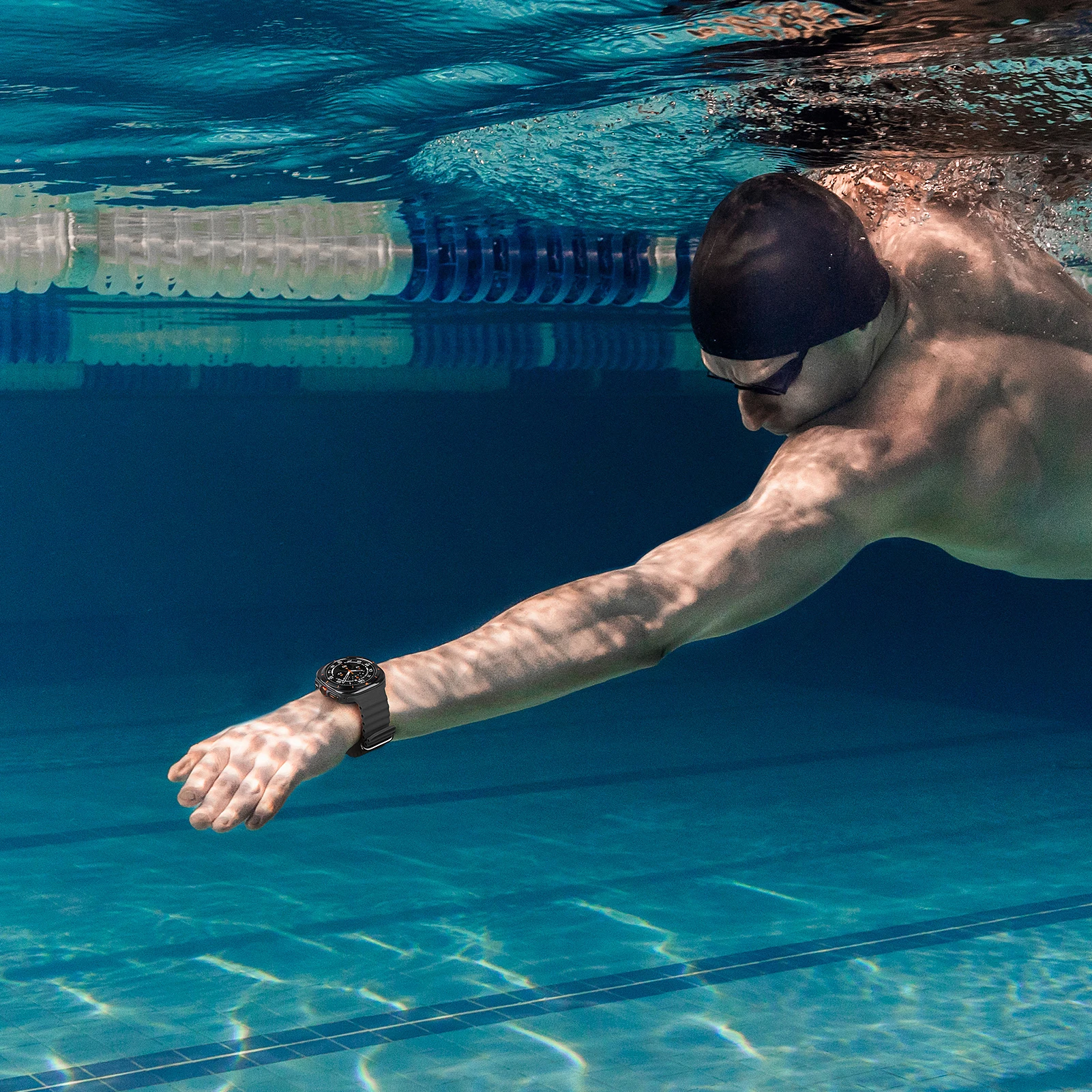 Ocean Band для Samsung Galaxy Watch 7 Ultra 47 мм спортивный силиконовый браслет корреа ремень