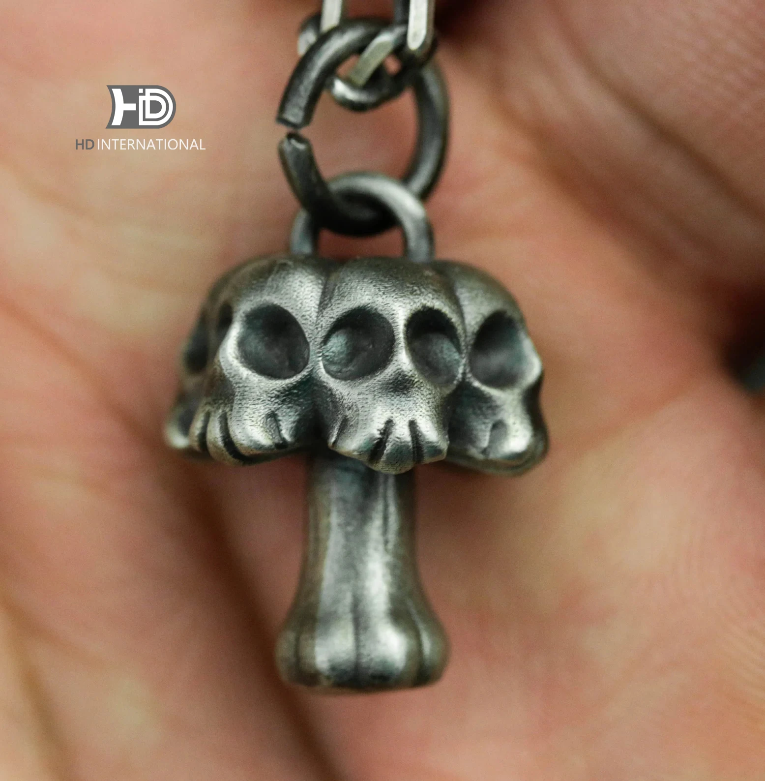 

Серебряный Подвеска в виде черепа и искусства 925 пробы, ядовитая искусственная подвеска в виде гриба