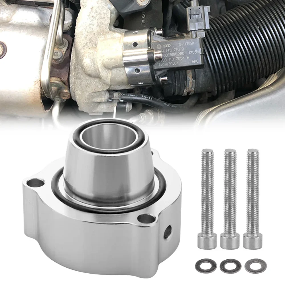 Фото Турбо-клапан Blow Off Valve (BOV) с адаптером для Audi VAG FSiT TFSi, SEAT Leon, Volkswagen. Проставка для турбо-клапана Blow Off Valve (BOV) с адаптером. №1