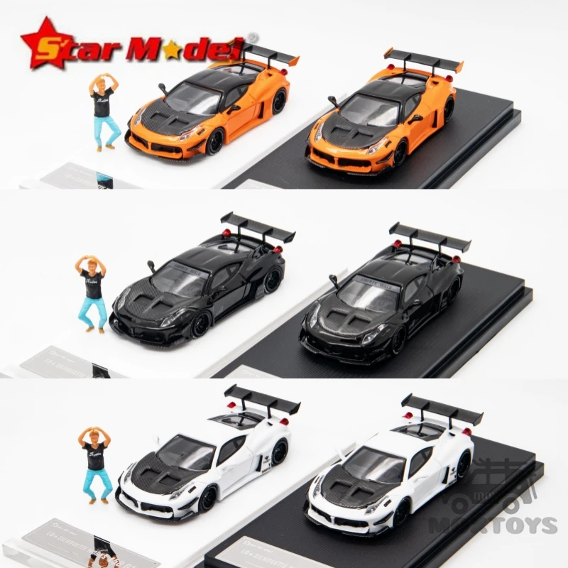 Модель звезды 1:64 фунта-силуэт работает 458 GT литая модель автомобиля