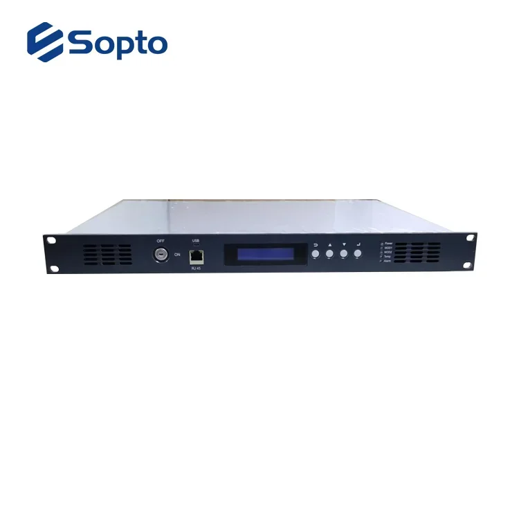 Оптический передатчик Sopto 1550 нм CATV с прямой модуляцией 7 дБм 220 В переменного тока