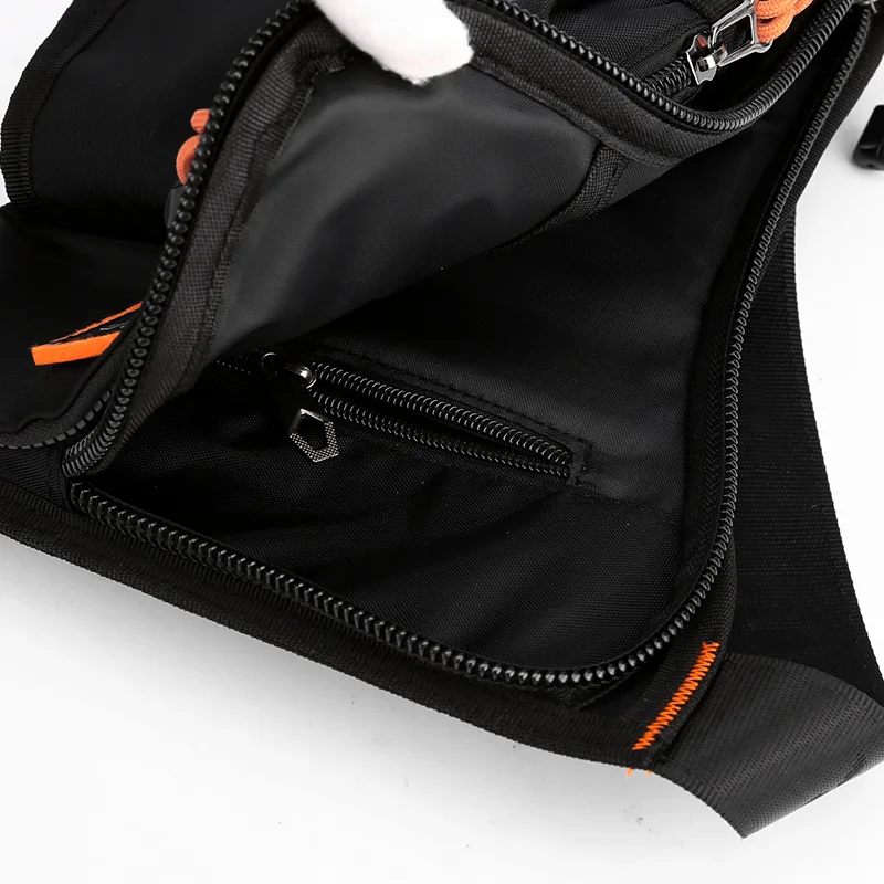 New Cycling Leg Bag - Outdoor Sports Close-fitting Waist Pack - Casual Men's Large Capacity Shoulder Sling Chest Bag