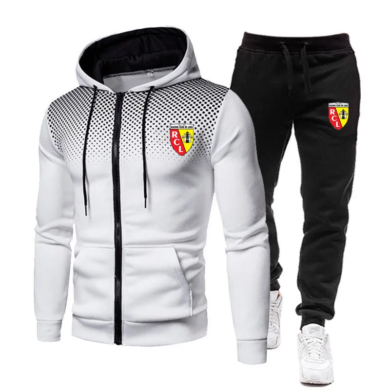 2023 Men's Spring Autumn Long sleeved Pants Set Winter Fashion Coat Casual Fashion Hooded Pullover Hooded Set Sweatshirt Set