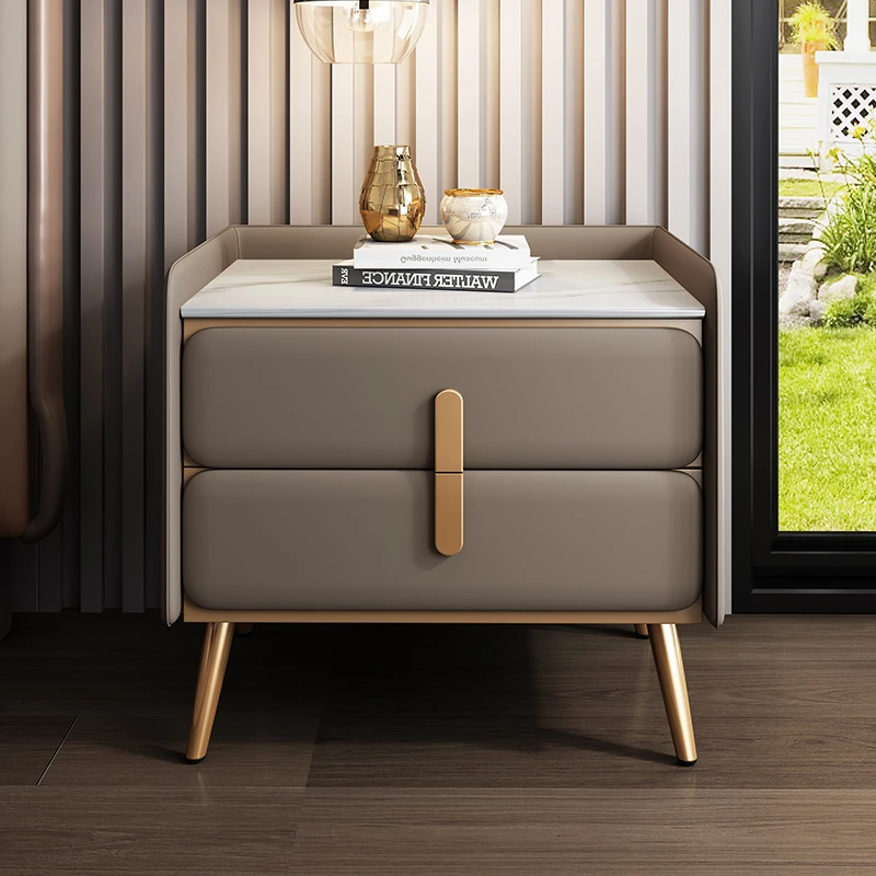 

Auxiliary Storage Nightstands Mobile Complete Nordic Narrow Modern Bedside Tables Fashion Computer Nachtkastje Furniture HY50