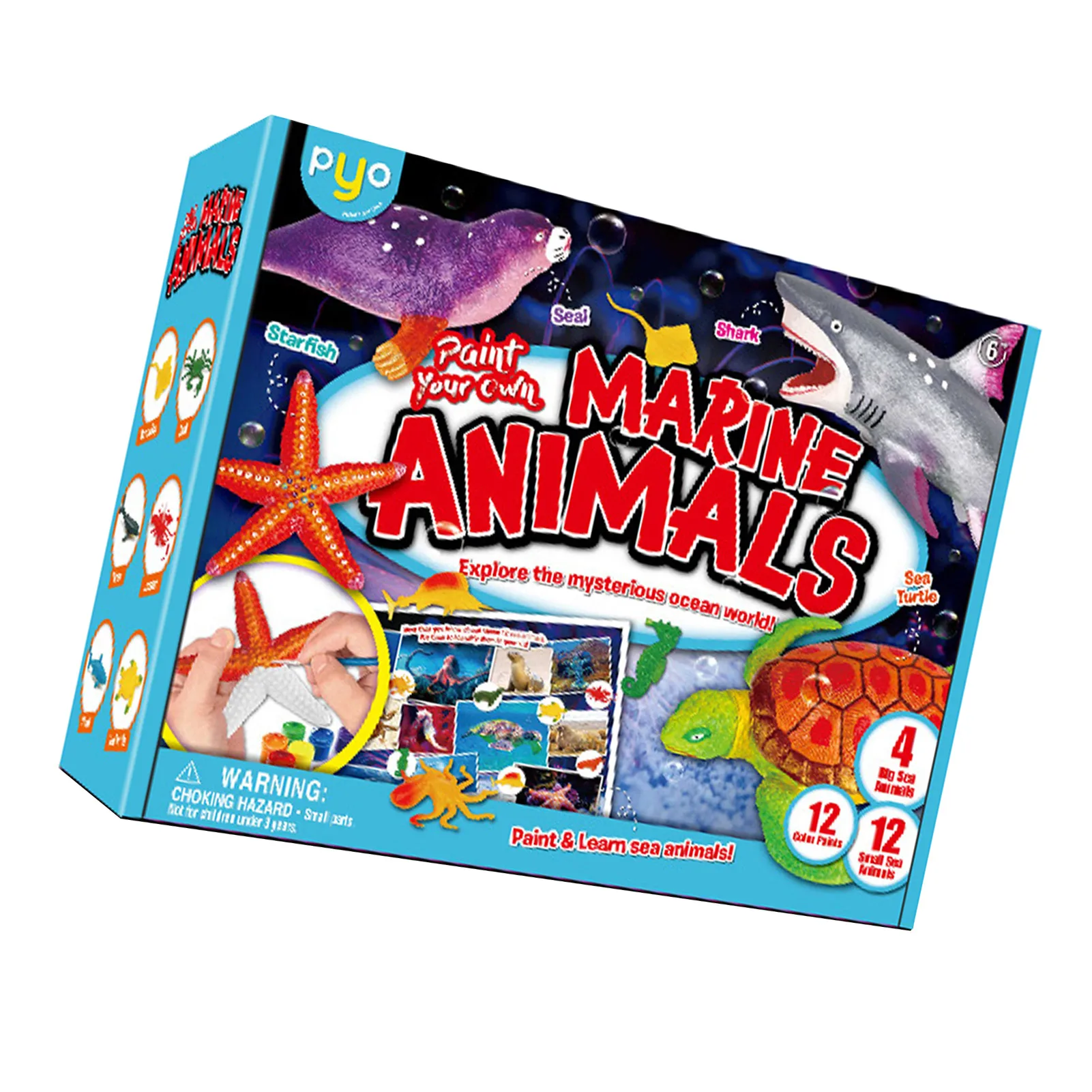 

Kids Craft Painting Kit Arts And Crafts Sets For Kids Ocean Sea Animal Toys 16 Sea Animal Painting Figurines With Paint And