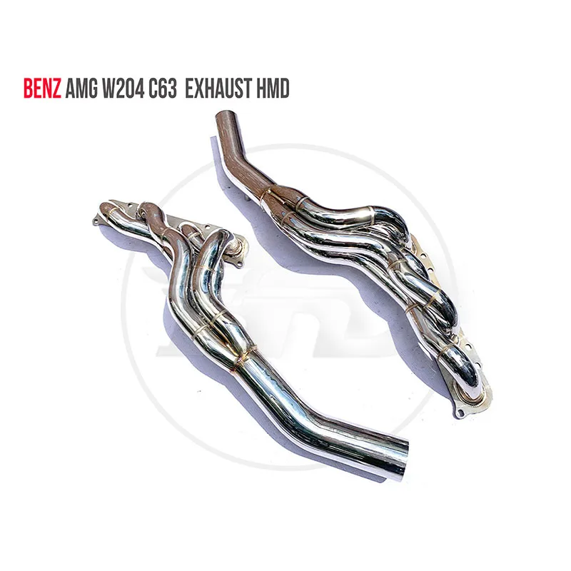 

HMD Exhaust Manifold Downpipe for Benz W204 W205 C63 C43 E43 Car Accessories With Catalytic converter Header Without cat pipe