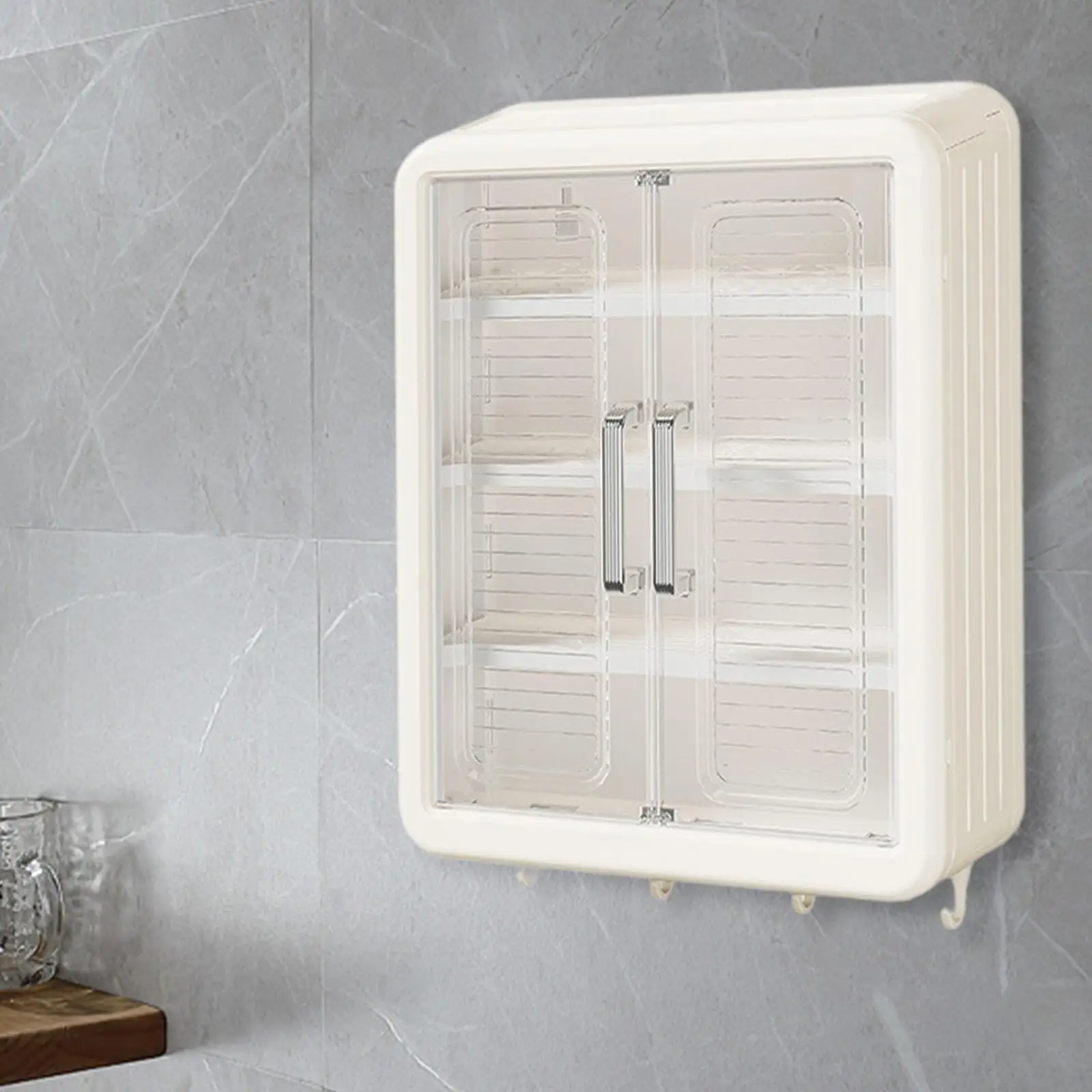 Настенный шкаф для ванной комнаты косметика планшетовый лекарств стеллаж