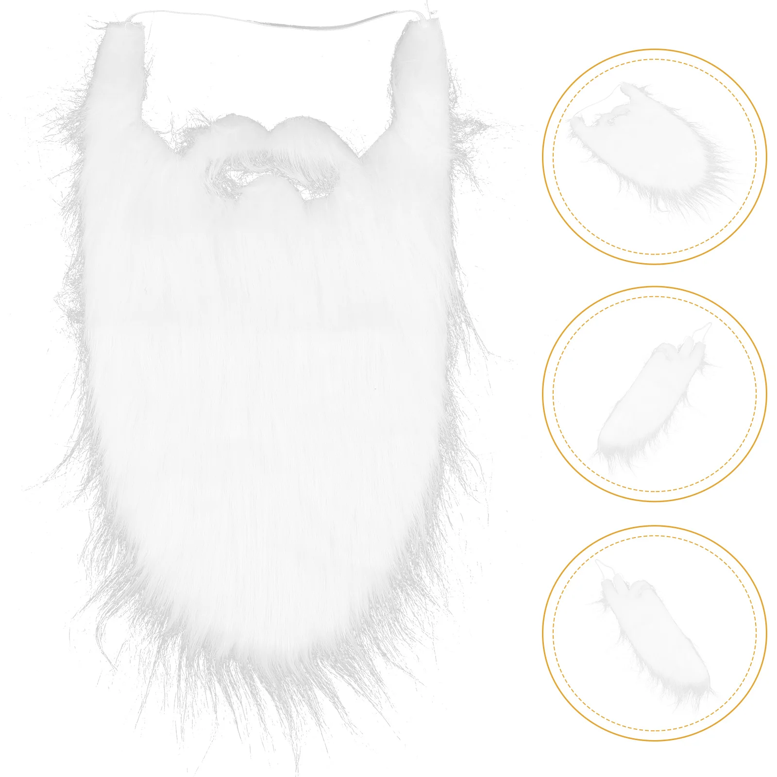 

The Prom Christmas Party Supplies Fake Prop Beard Santa Dress Cloth Cosplay Costume