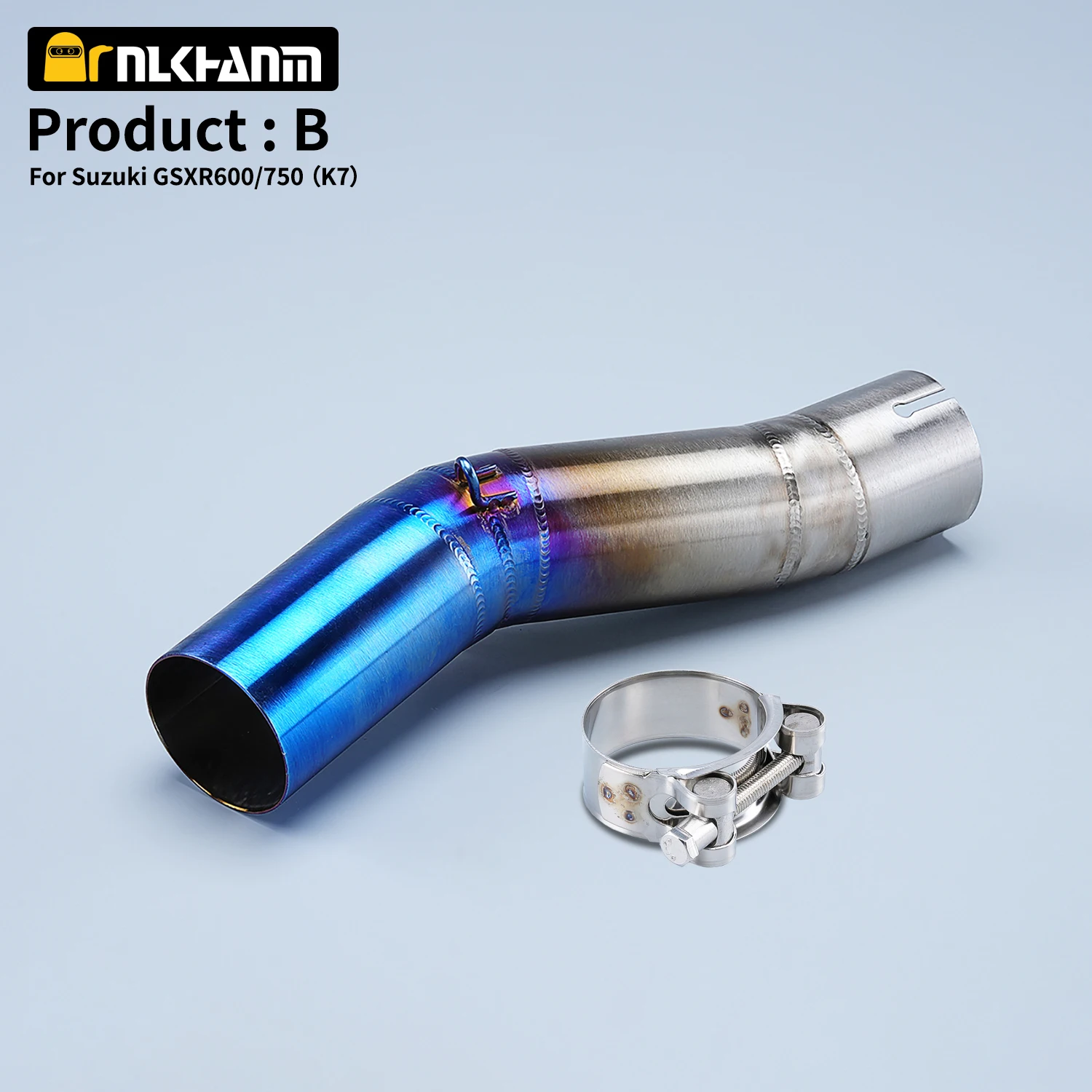 Для Suzuki GSXR600 Gsxr700 Gsxr750 K7 GSX R700 GSXR 600 700 750 2008-2009 выхлопная труба среднего звена
