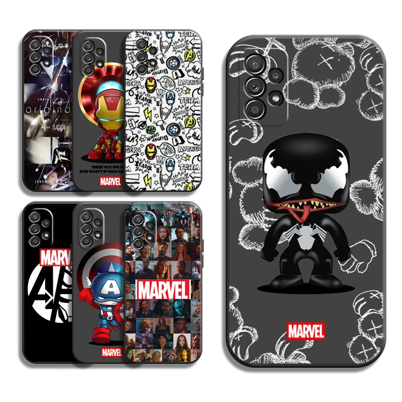 

Marvel Avengers Phone Cases For Samsung Galaxy S22 S22 Ultra S20 Lite S20 Ultra S21 S21 FE S21 Plus Ultra Soft TPU Carcasa