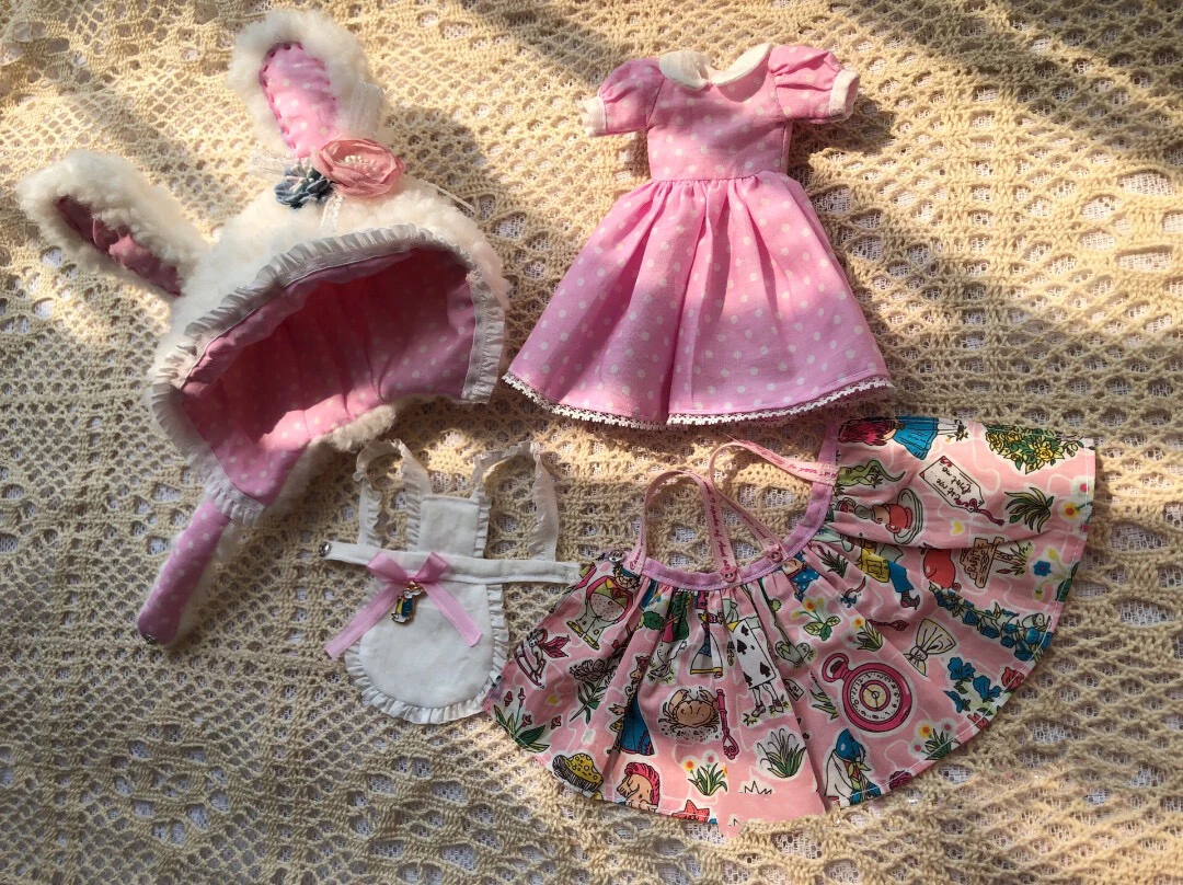 Женская одежда розовая юбка с кроликом костюмное платье 1/6 30 см куклы (подходит