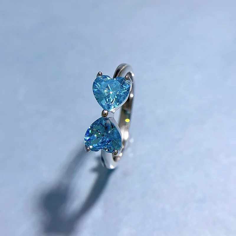 Фото Женское кольцо из серебра 925 пробы, 6 х6 дюймов №3