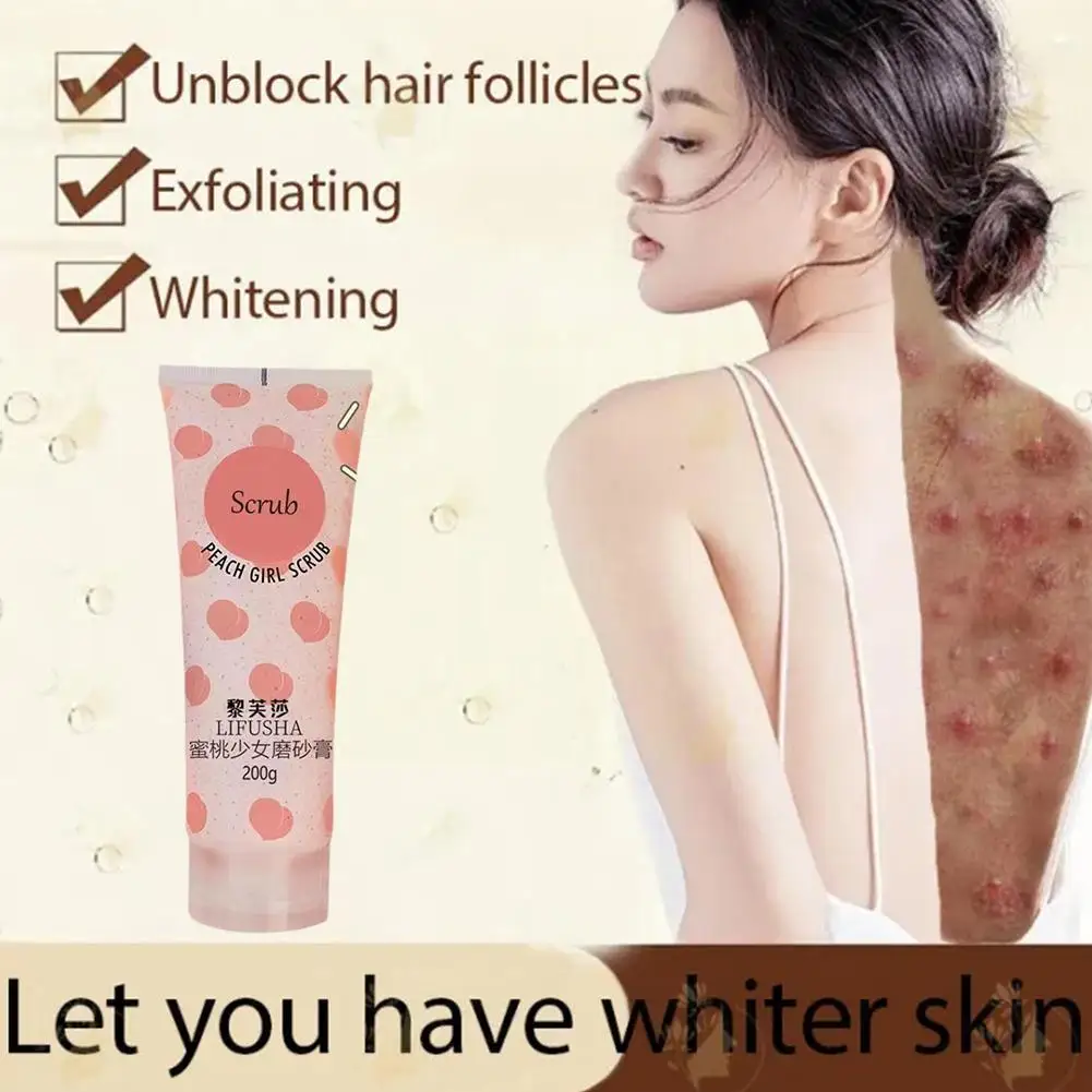 

Peach Body Scrub Peach Scrub Sea Salt Body Scrub Body Sea Salt Horny Clean Chicken Scrub Bath Salt Skin U5W8