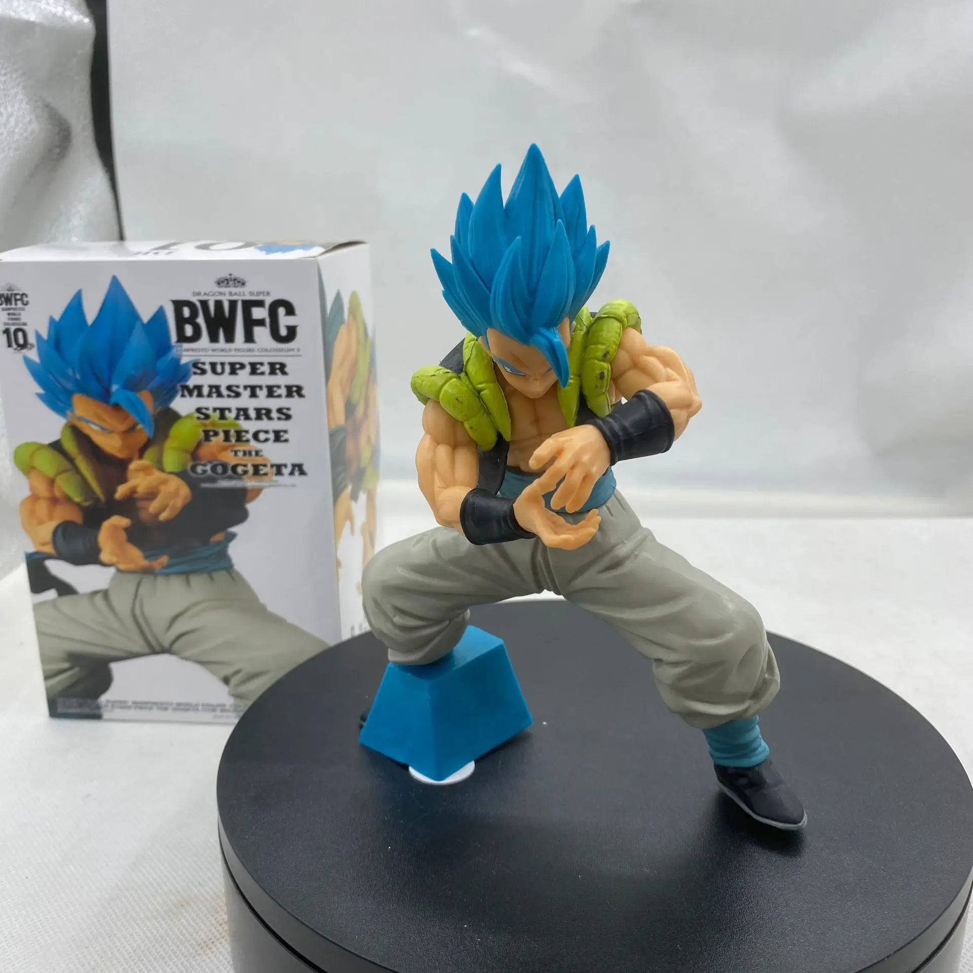 17cm Anime Dragonball Blue-haired Vegeta Action Figures Gogeta Son-goku Fit Super Pvc Figurines Model Statues Ornaments Kid Toy