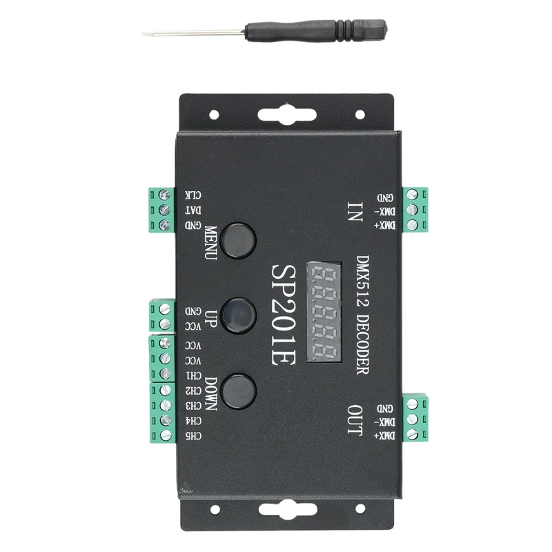 RGB-контроллер светодиодной ленты SP201E декодер DMX512 поддерживает 3072 каналов