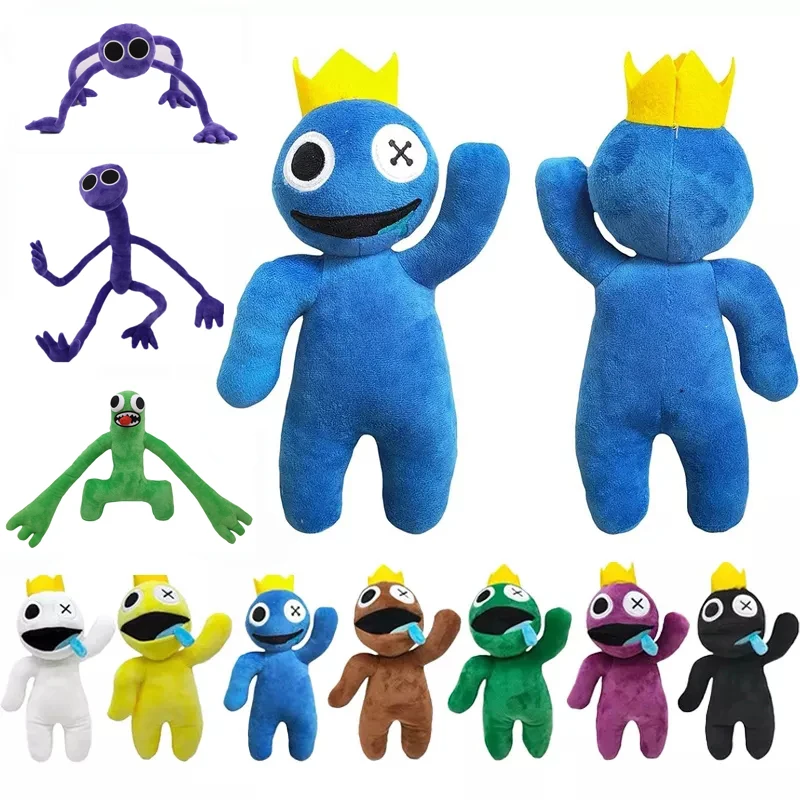 

25-40cm Rainbow Friends Plush Toy Cartoon Game Character Doll Kawaii Blue Monster Soft Stuffed Animal Toys For Kids Fans