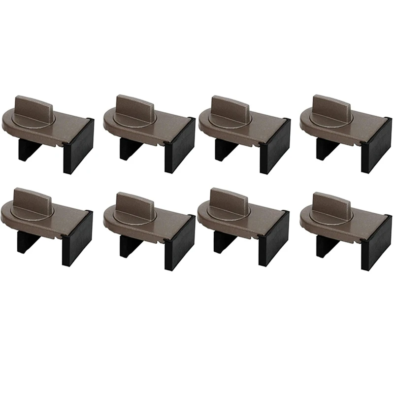

8 Pcs Sliding Sash Stopper Cabinet Locks Straps Window Sliding Lock Doors Sliding Door Proof Security Lock Stopper Wedge