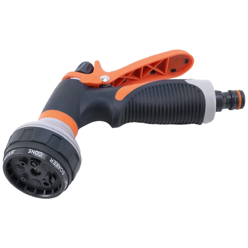 

4 Pack Garden Hose Nozzle, 8 Adjustable Hose - High Pressure Hand Sprayer For Watering Lawn, Washing, Sidewalk Cleaning